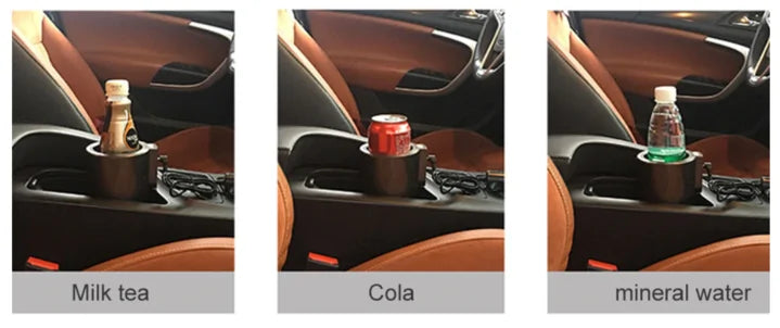 DualTemp Car Cup Holder - Instant Hot & Cold Beverage Control