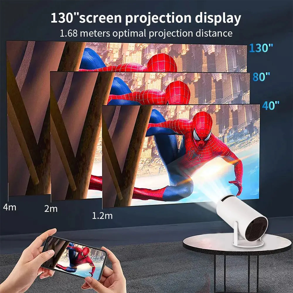 Transform Any Space into a Theater with the Salange HY300 Smart Projector