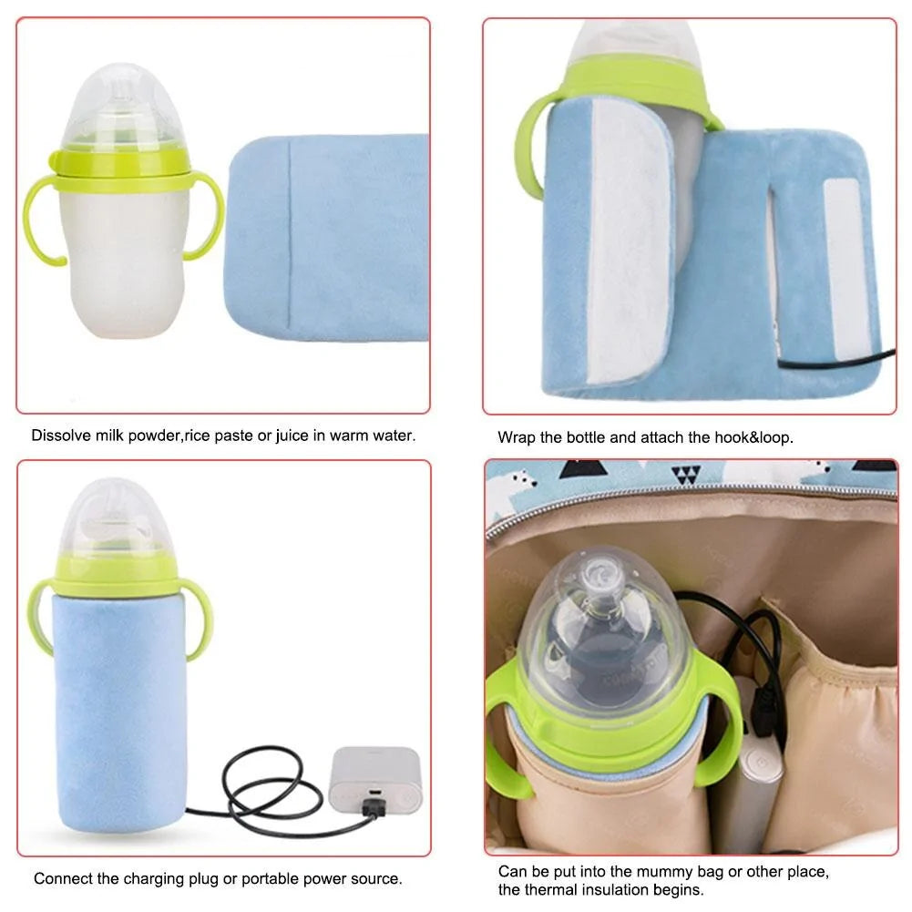 Five-Minute Bottle Warming, Wherever You Are with USB Baby Bottle Warmer